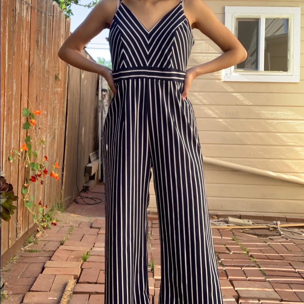Striped Jumpsuit